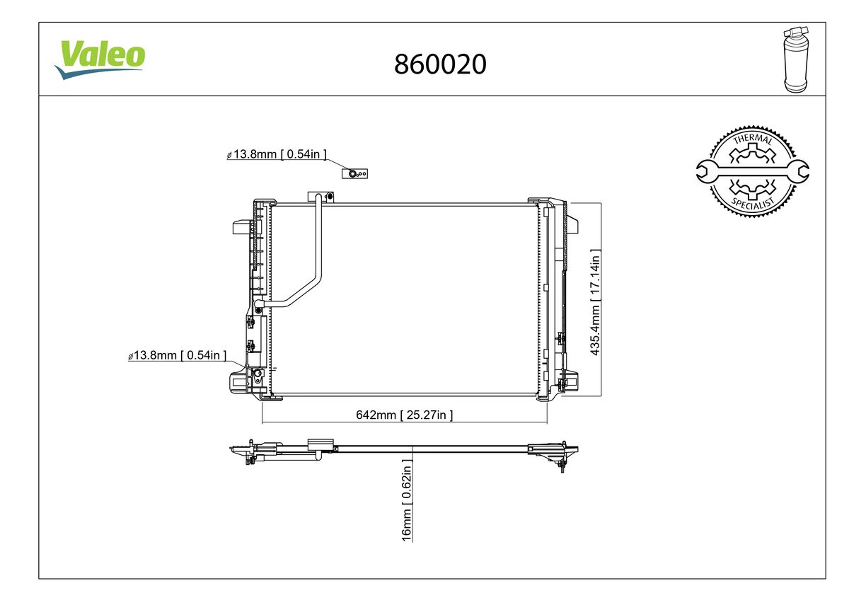 Condenser, air conditioning