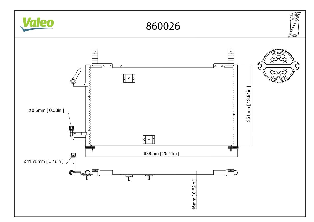 Condenser, air conditioning