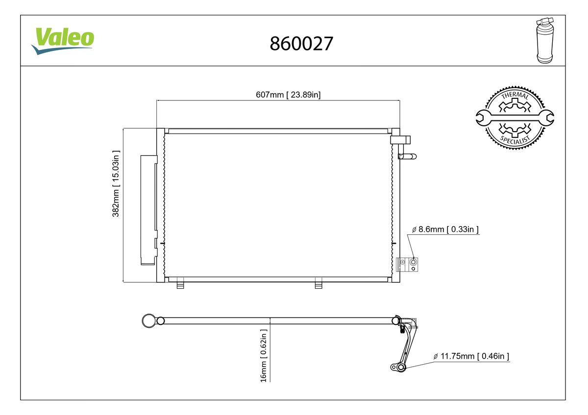 Condenser, air conditioning