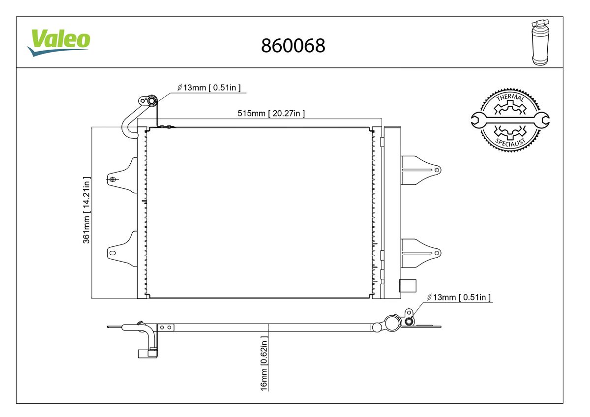 Condenser, air conditioning