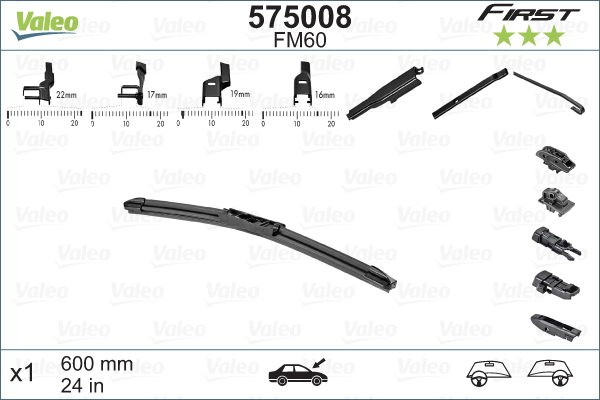 VALEO 575008 törlőlapát