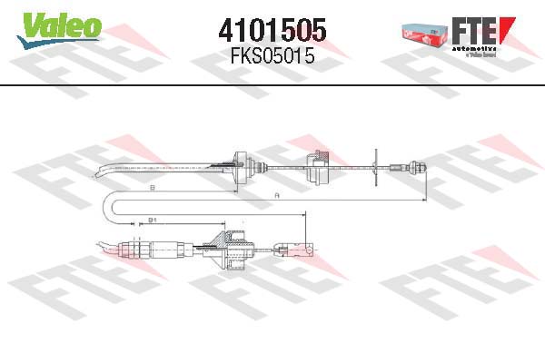 VALEO 4101505 FTE CLUTCH...
