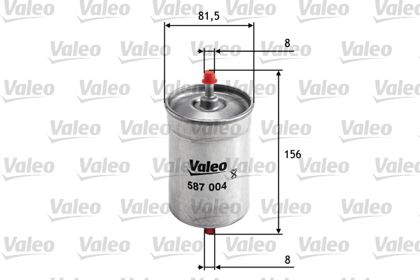 VALEO 587004 Üzemanyagszűrő