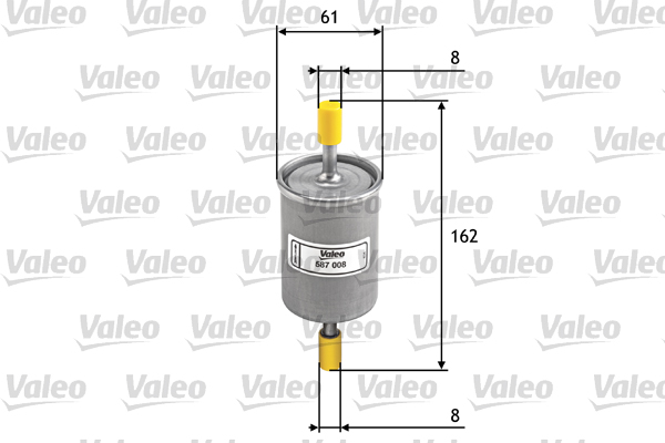 VALEO 587008 Filtro carburante-Filtro carburante-Ricambi Euro