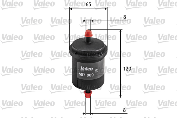 VALEO 587009 Filtro carburante-Filtro carburante-Ricambi Euro