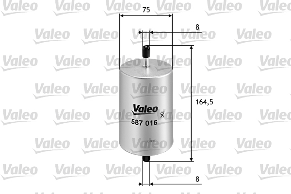 VALEO 587016 Filtro carburante-Filtro carburante-Ricambi Euro