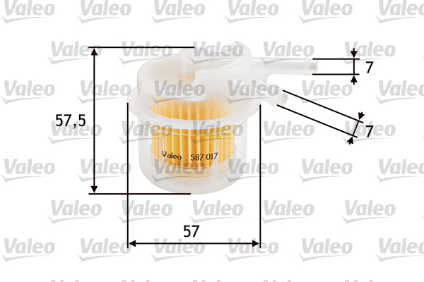 VALEO 587017 Filtro carburante