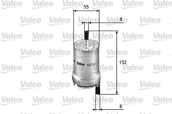 VALEO 587021 Filtro carburante