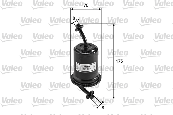 VALEO 587037 Filtro carburante