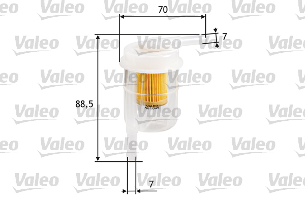 VALEO 587045 Filtro carburante-Filtro carburante-Ricambi Euro
