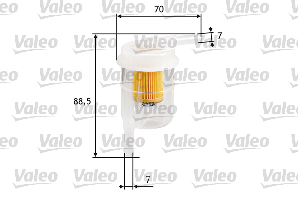 VALEO 587045 Filtro carburante