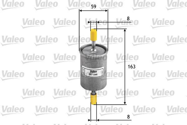 VALEO 587046 Filtro carburante