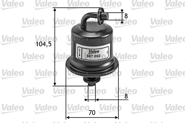 VALEO 587052 palivovy filtr