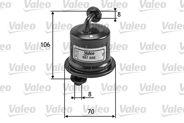 VALEO 587055 Filtro carburante-Filtro carburante-Ricambi Euro