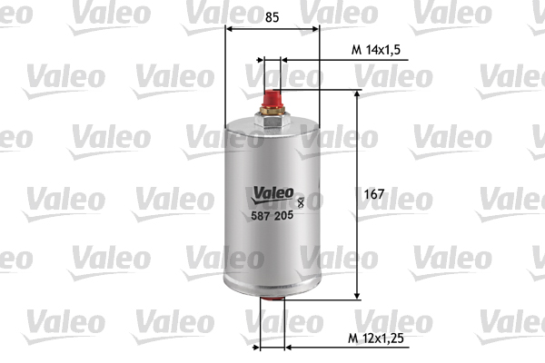 VALEO 587205 Filtro carburante-Filtro carburante-Ricambi Euro