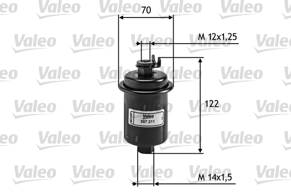 VALEO 587211 Filtro carburante-Filtro carburante-Ricambi Euro