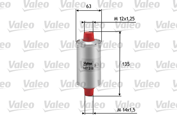 VALEO 587218 Filtro carburante