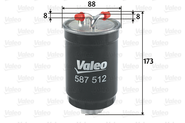 VALEO 587512 Filtro carburante