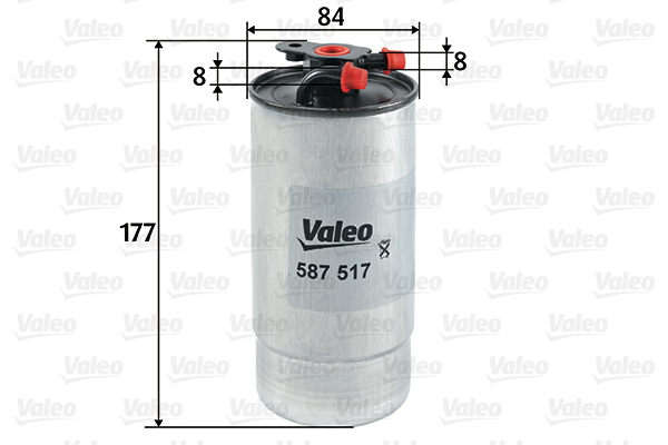 VALEO 587517 Filtro carburante-Filtro carburante-Ricambi Euro