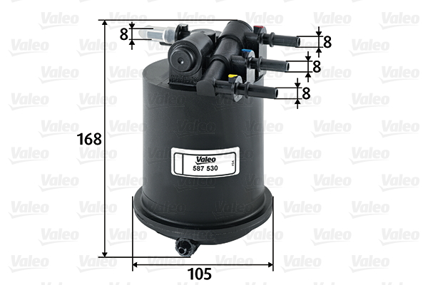 VALEO 587530 Filtro carburante