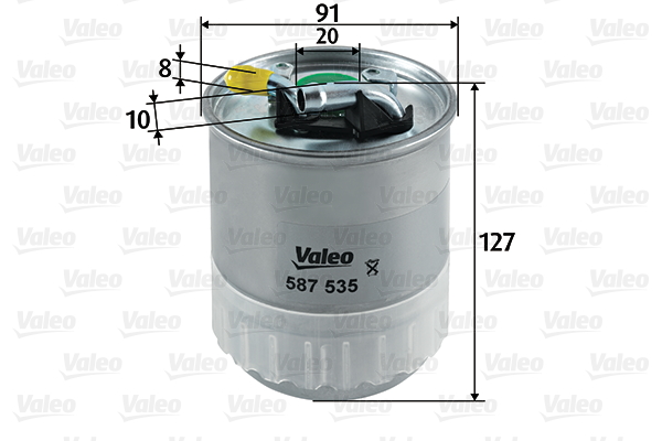 VALEO 587535 Filtro carburante