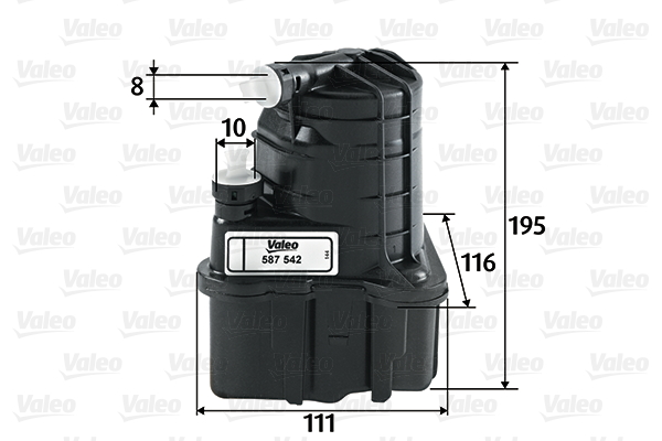 VALEO 587542 Filtro carburante