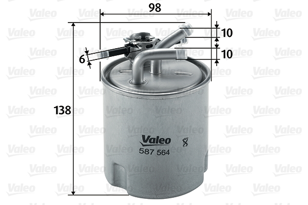 VALEO 587564 Üzemanyagszűrő