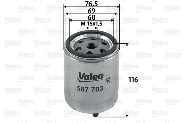 VALEO 587703 palivovy filtr