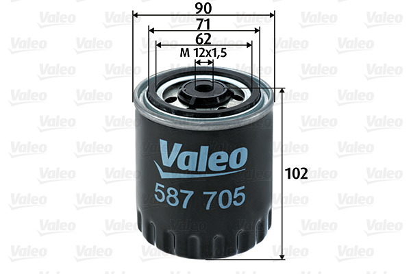 VALEO 587705 Üzemanyagszűrő