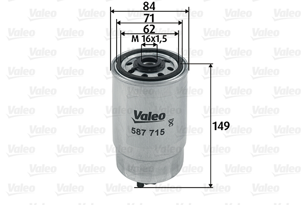 VALEO 587715 Üzemanyagszűrő