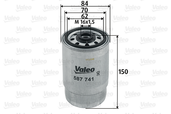 VALEO 587741 Üzemanyagszűrő