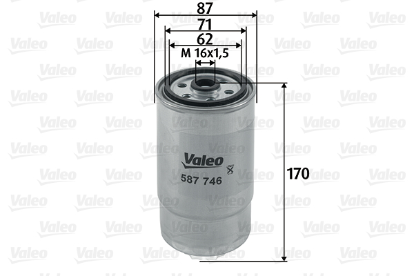 VALEO 587746 Filtro carburante