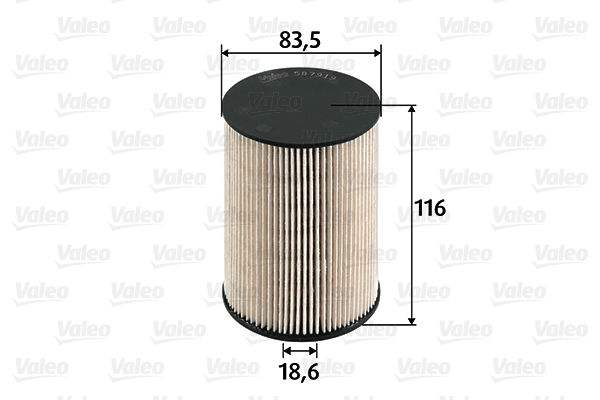 VALEO 587919 Filtro carburante-Filtro carburante-Ricambi Euro