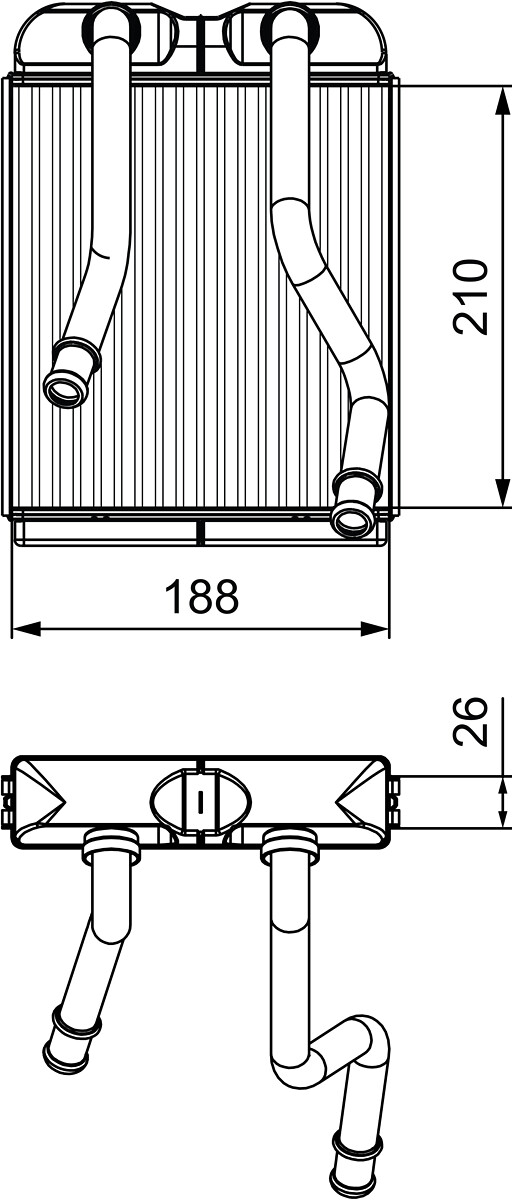 Heat Exchanger, interior heating