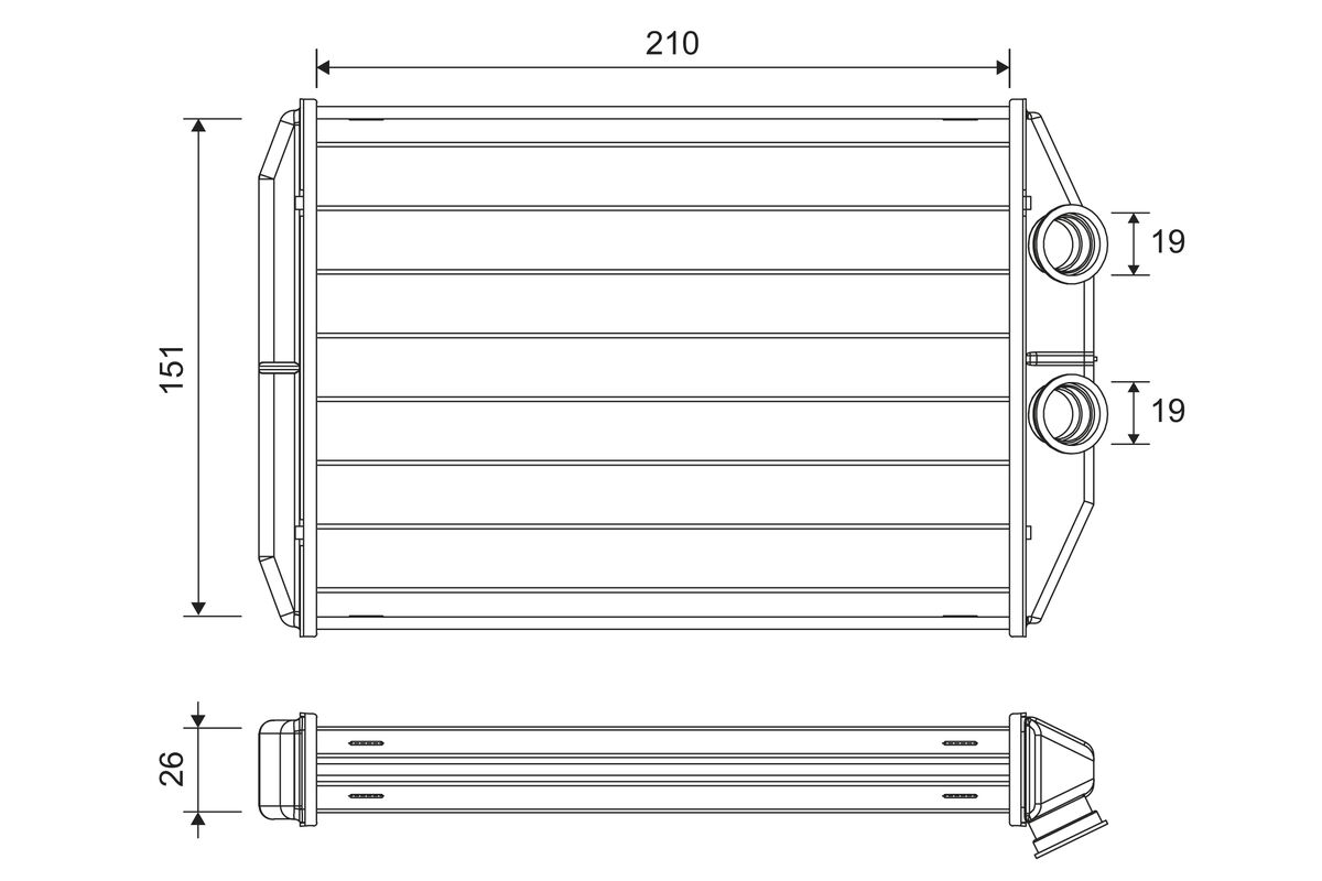Heat Exchanger, interior heating