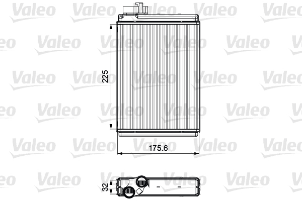 VALEO 811507 Scambiatore calore, Riscaldamento abitacolo-Scambiatore calore, Riscaldamento abitacolo-Ricambi Euro