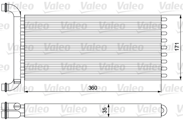 VALEO 811521 Scambiatore calore, Riscaldamento abitacolo