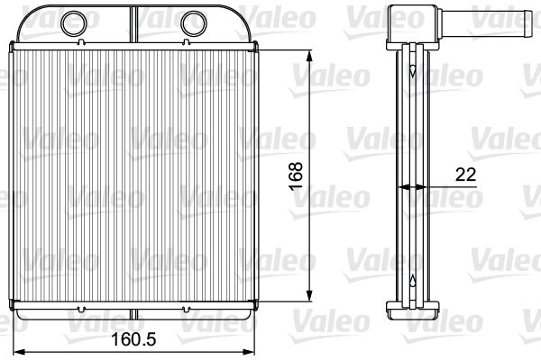 VALEO 811559 Scambiatore calore, Riscaldamento abitacolo-Scambiatore calore, Riscaldamento abitacolo-Ricambi Euro