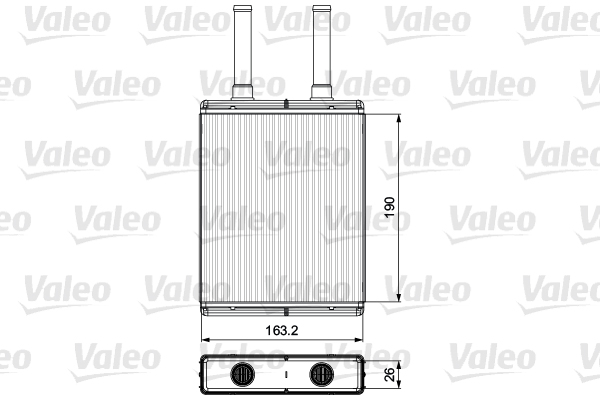 VALEO 811560 Scambiatore calore, Riscaldamento abitacolo