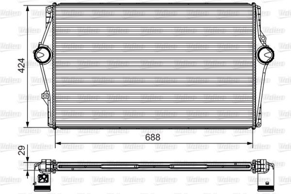 VALEO 818283 Intercooler