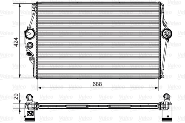 VALEO 818284 Intercooler