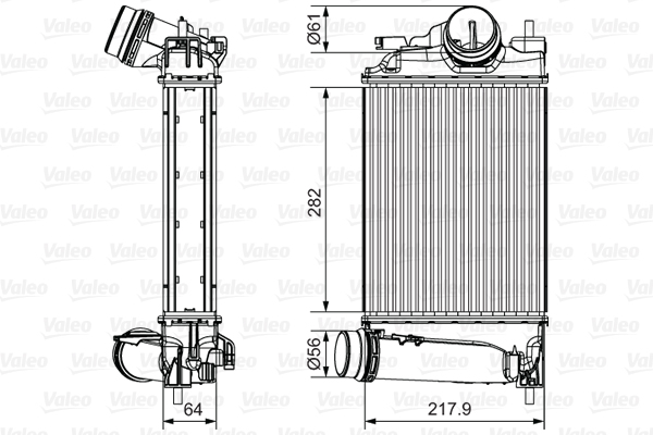 VALEO 818295 Intercooler