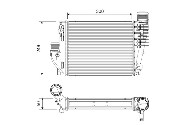 VALEO 818304 Intercooler,...