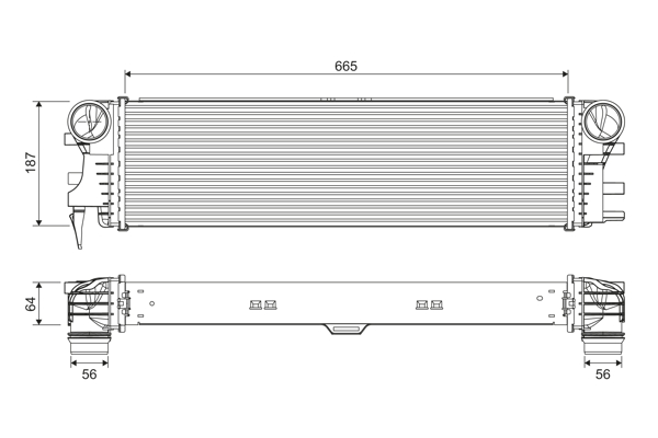 VALEO 818311 chladič turba