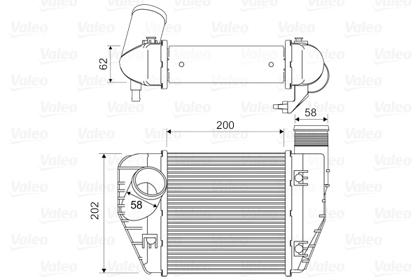 VALEO 818326 Intercooler-Intercooler-Ricambi Euro