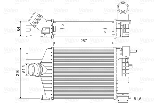 VALEO 818343 Intercooler,...