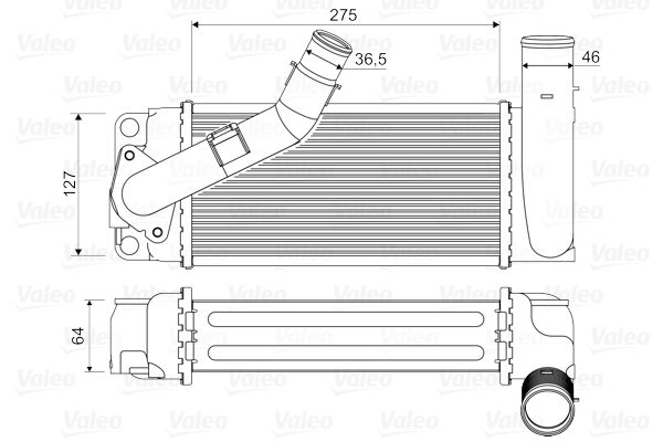 VALEO 818351 Intercooler-Intercooler-Ricambi Euro