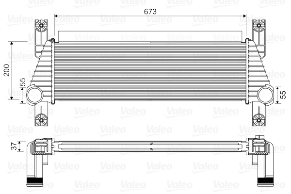 VALEO 818352 Intercooler,...