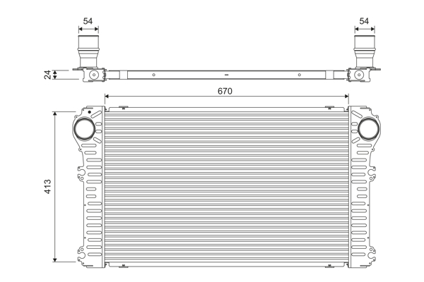 VALEO 818363 chladič turba