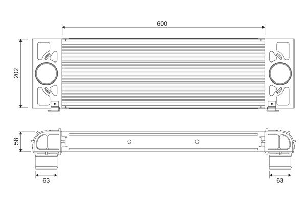 VALEO 818376 töltőlevegő-hűtő